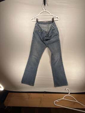 The Flint Girls Medium Wash Stretch Flare Jeans Size 10 Regular